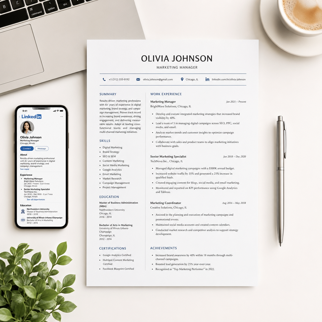 海外英文简历模板包